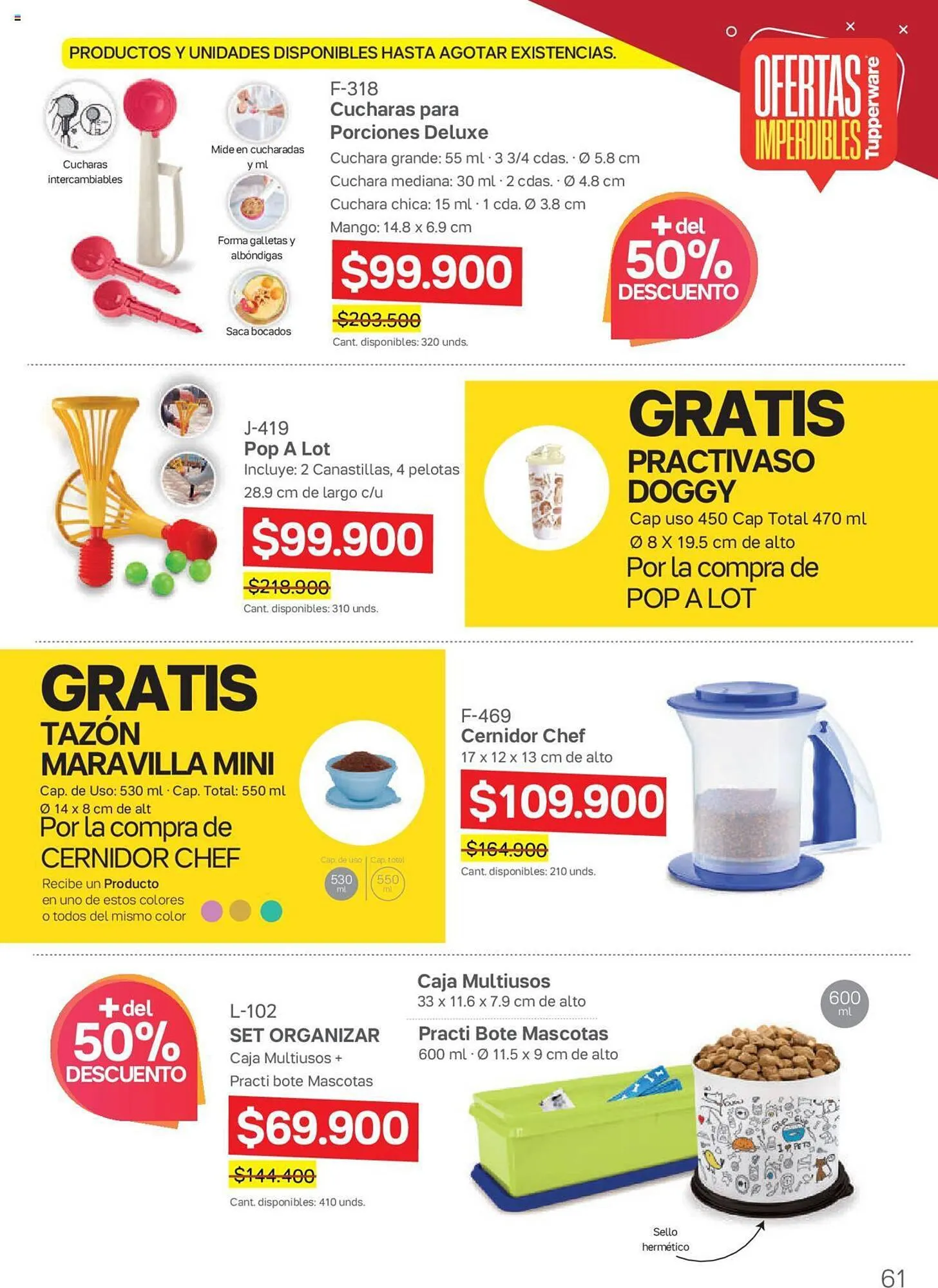 Catalogo de Catálogo Tupperware 6 de octubre al 2 de noviembre 2023 - Pag 61