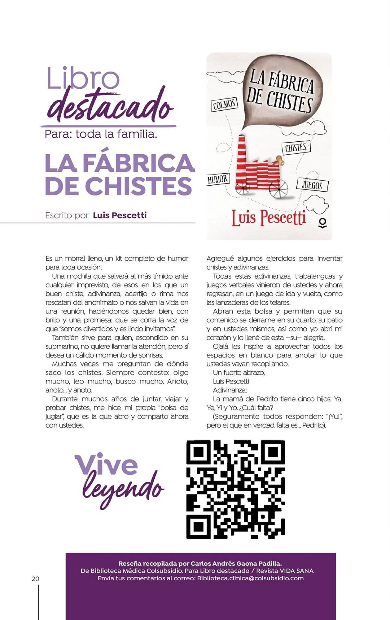 Catalogo de Catálogo Droguerías Colsubsidio 15 de octubre al 31 de octubre 2025 - Pag 20