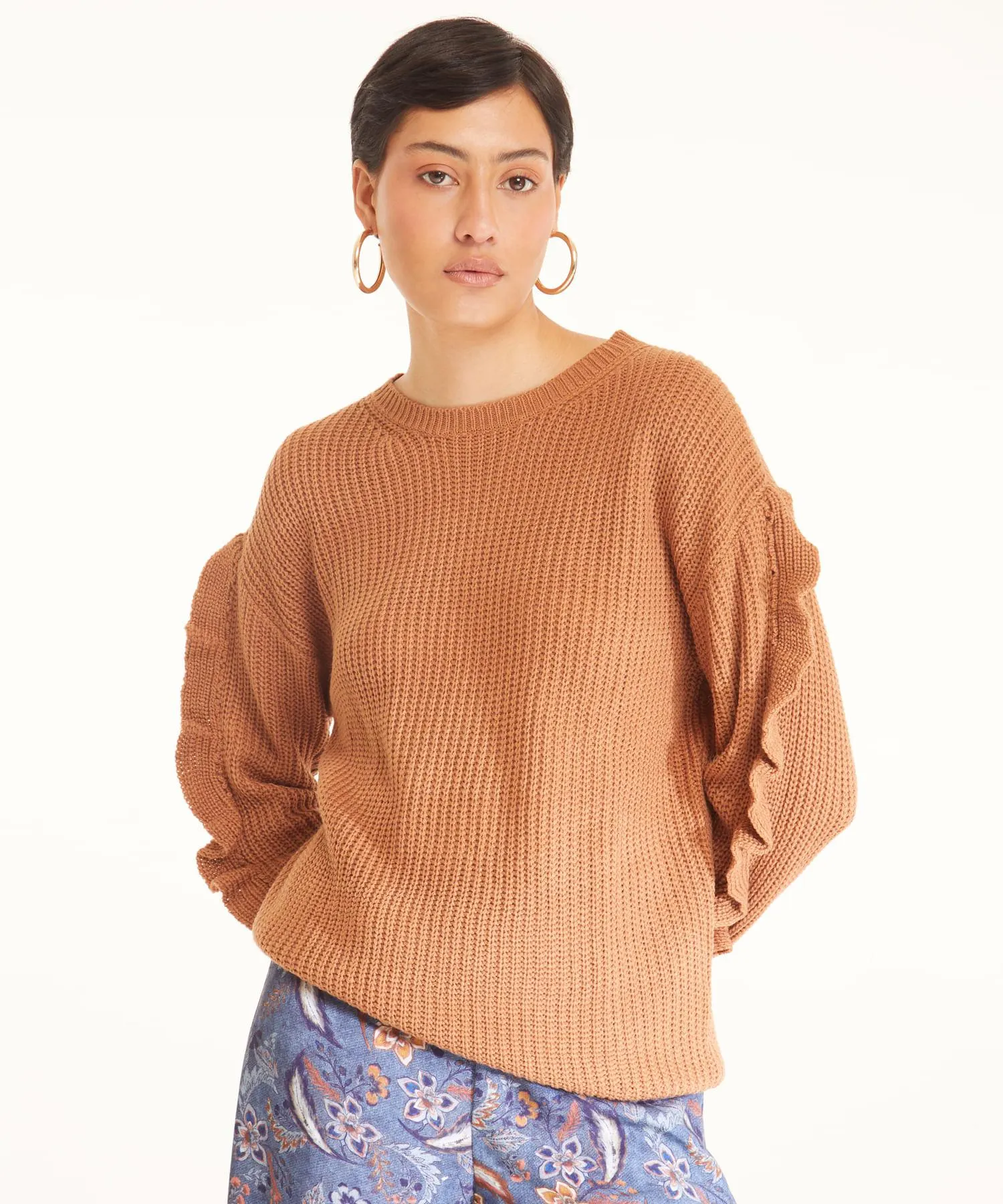 Saco Cuello Redondo Con Bolero