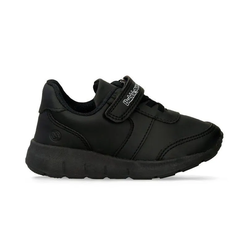 Tenis Casuales Negro Bubblegummers Reis Niña