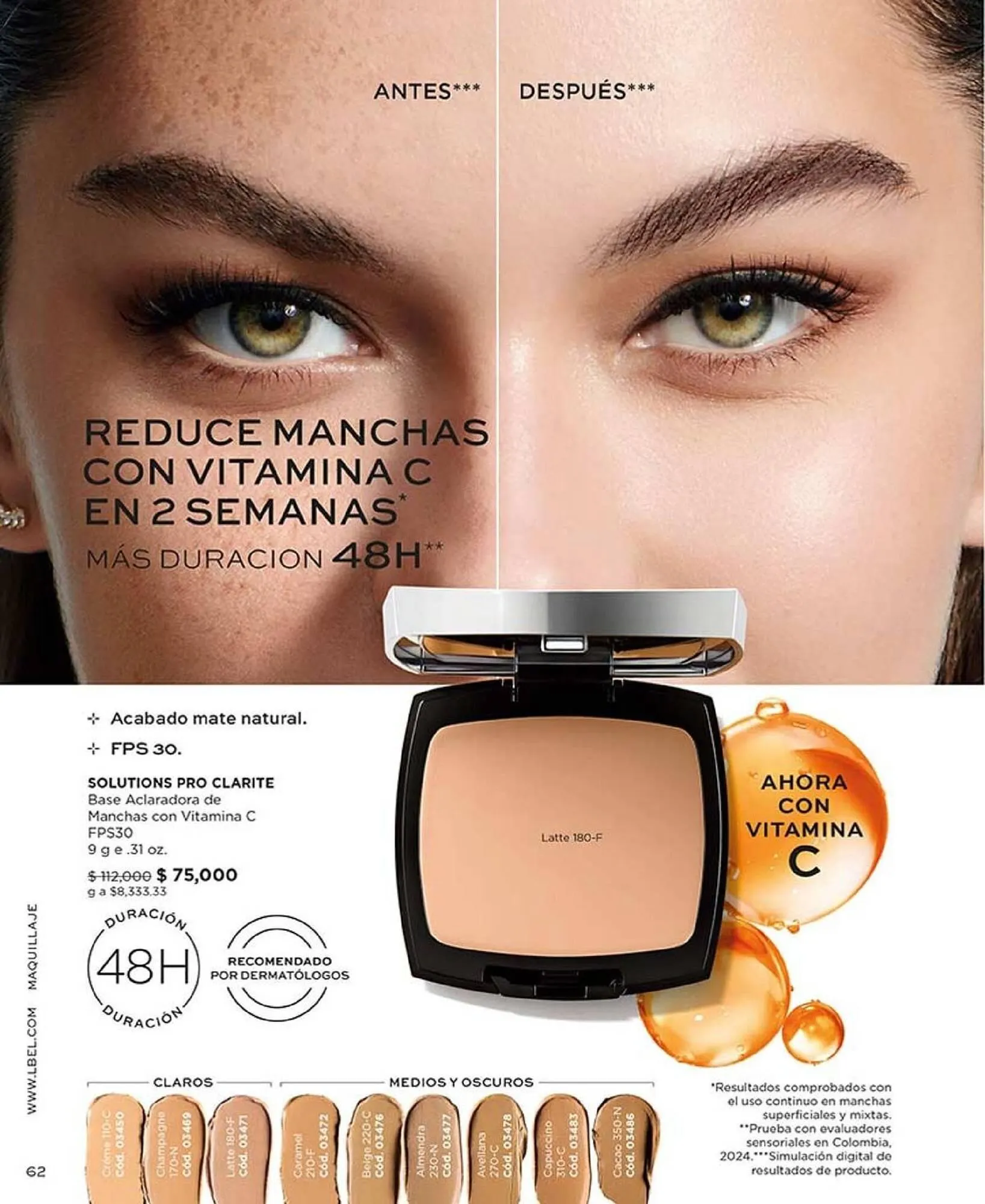 Catalogo de Catálogo L'bel 25 de marzo al 30 de abril 2025 - Pag 62