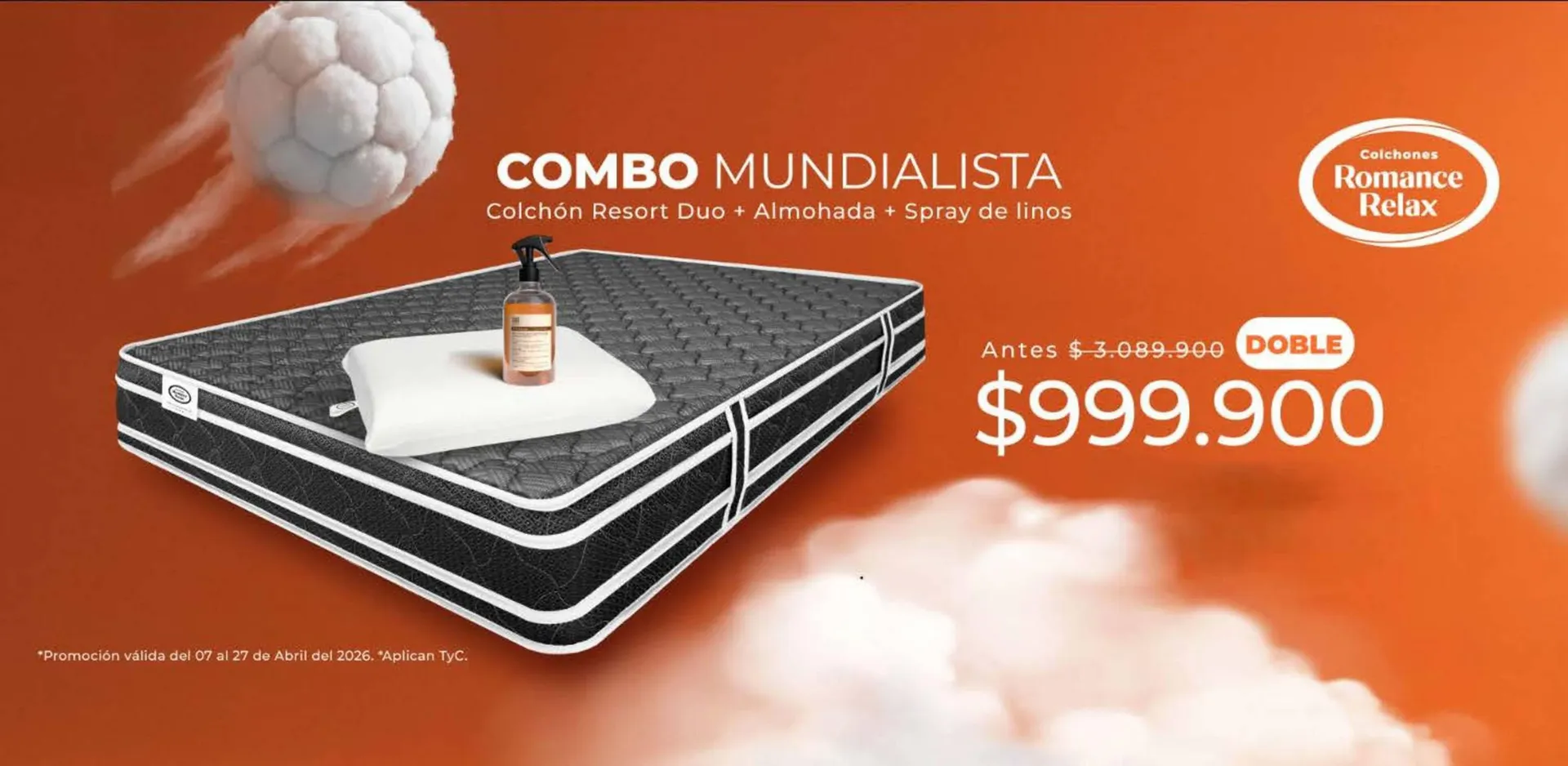 Catalogo de Catálogo Colchones Romance Relax 16 de abril al 27 de abril 2026 - Pag 4