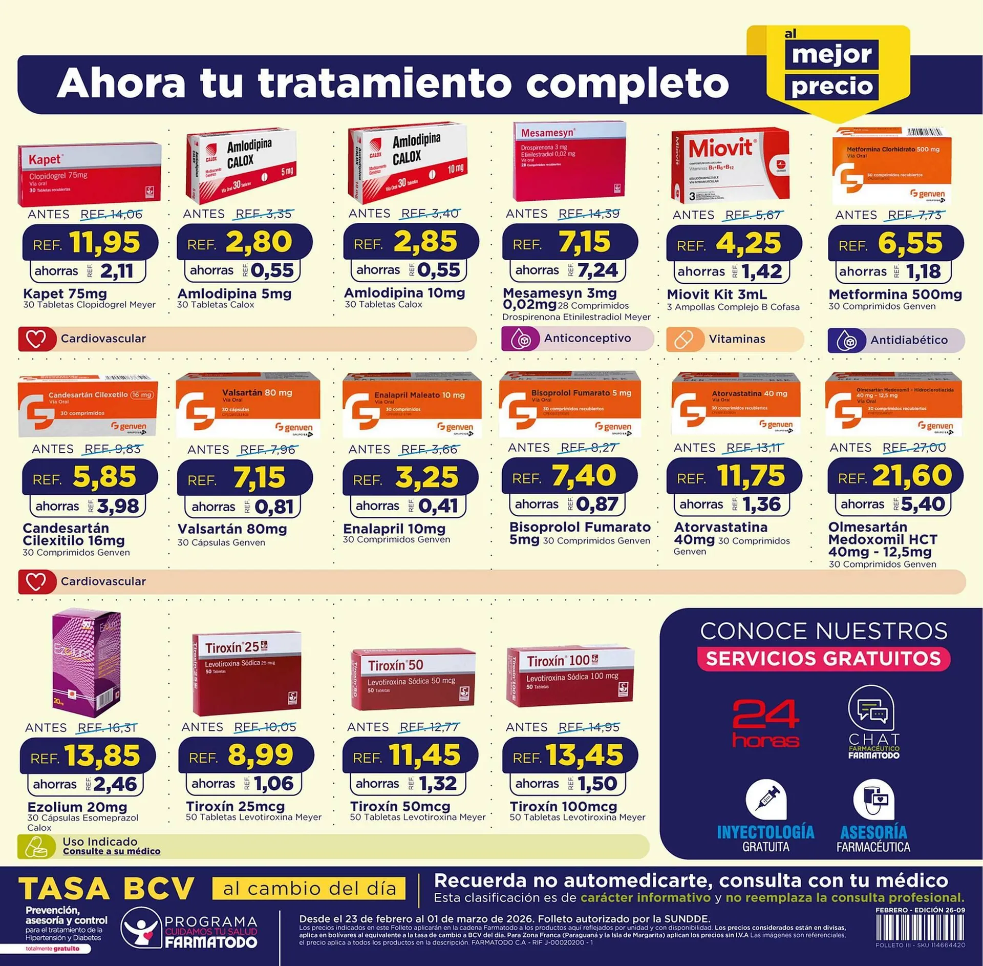 Catalogo de Catálogo FarmaTodo 23 de febrero al 1 de marzo 2026 - Pag 12