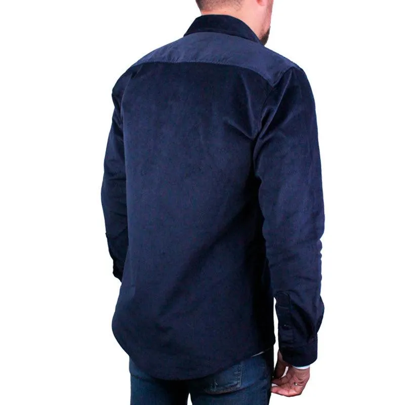Camisa en Pana para Hombre Lec Lee - Azul