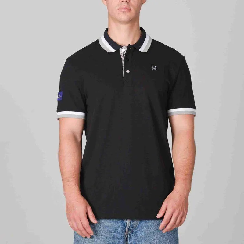 Camiseta polo capitanejo negro Tierra Arriba