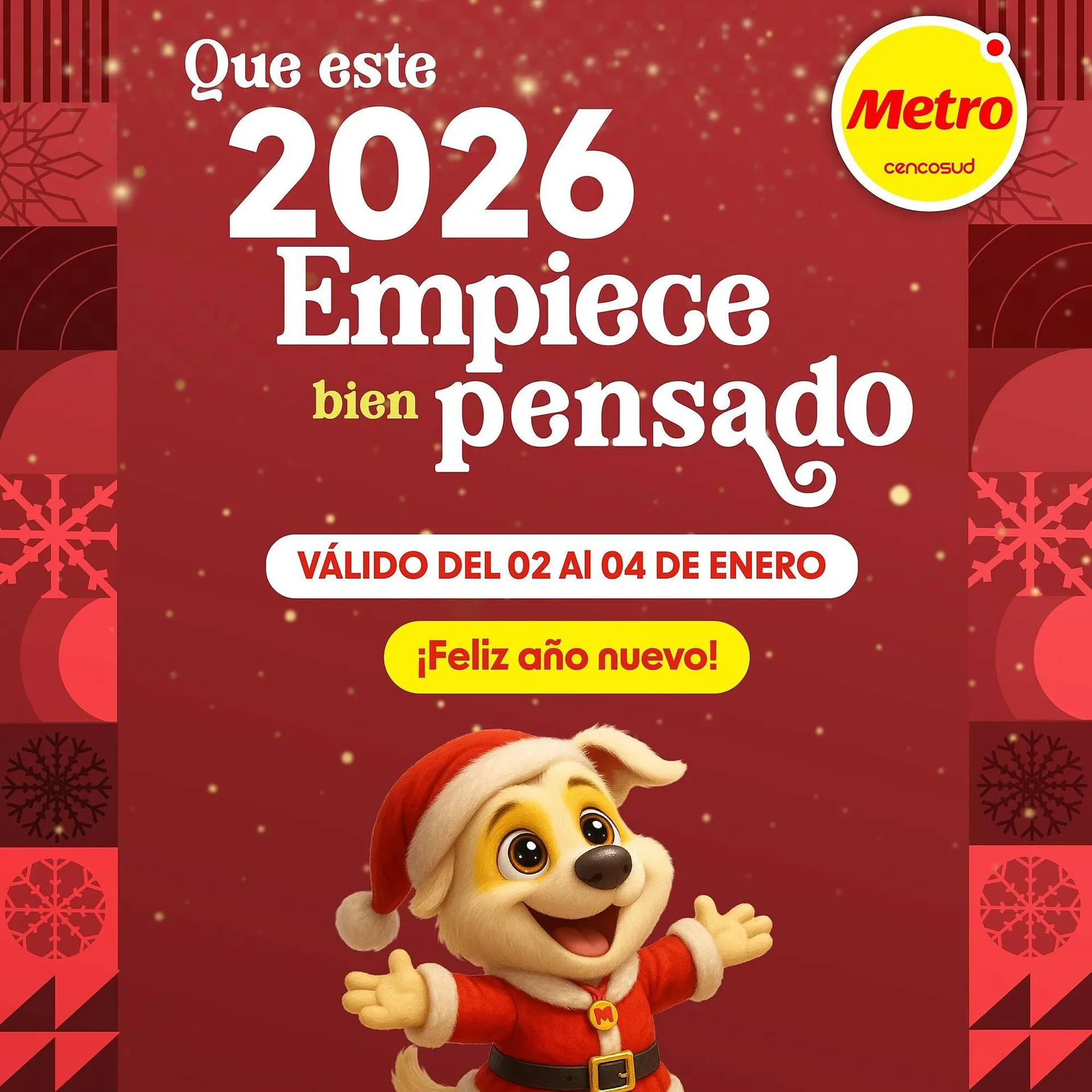 Catalogo de Catálogo Metro 2 de enero al 4 de enero 2026 - Pag 1
