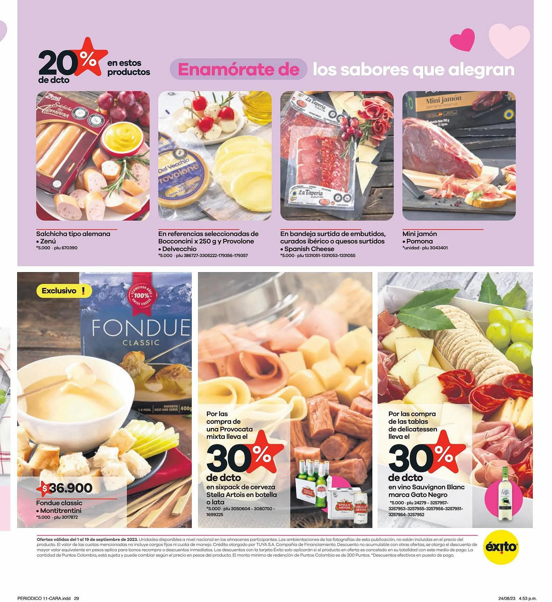 Catalogo de Catálogo Éxito 1 de septiembre al 19 de septiembre 2023 - Pag 29