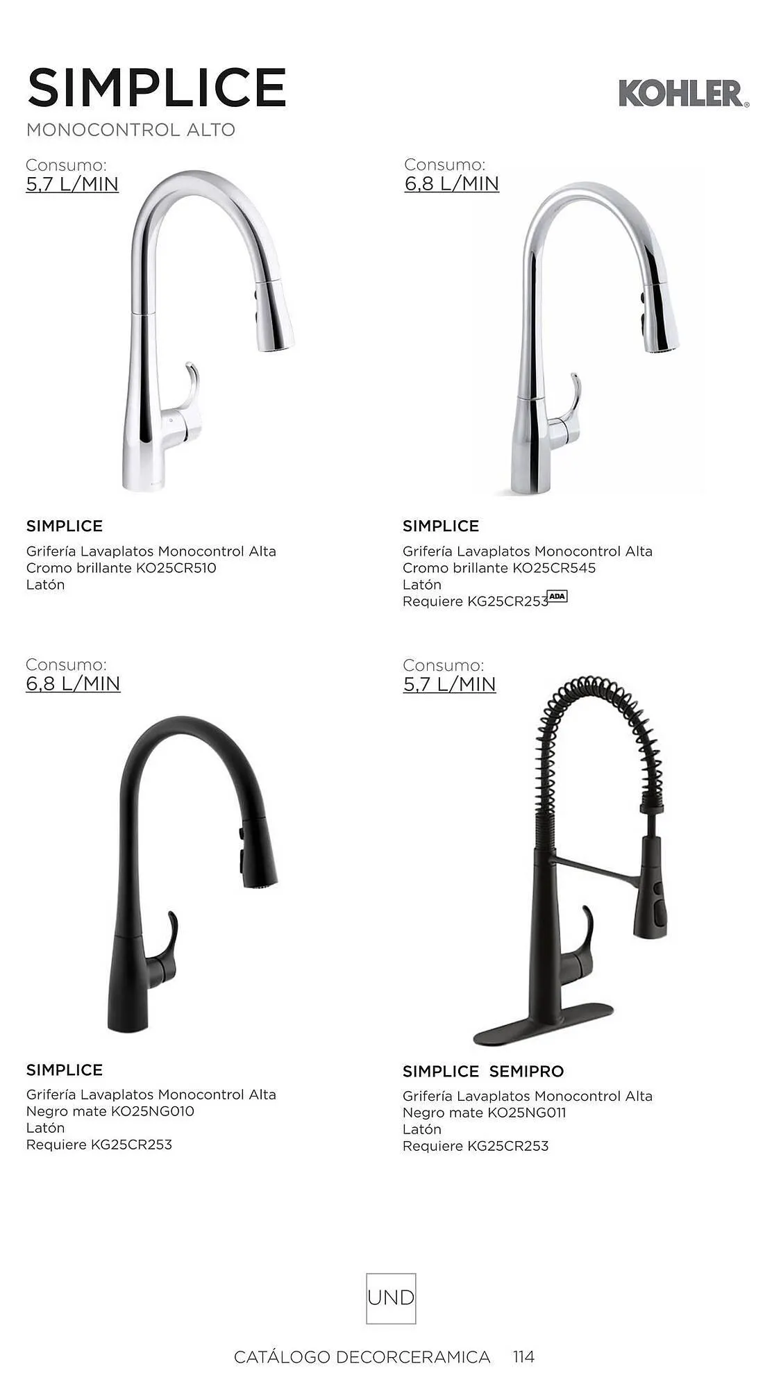 Catalogo de Catálogo Decorceramica 6 de noviembre al 6 de mayo 2025 - Pag 114