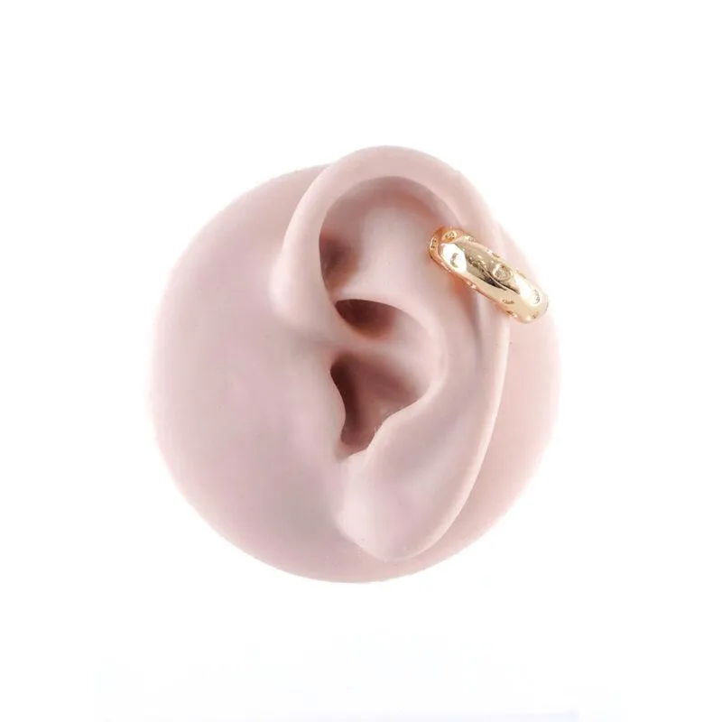 EAR CUFF LISO 18K DOR