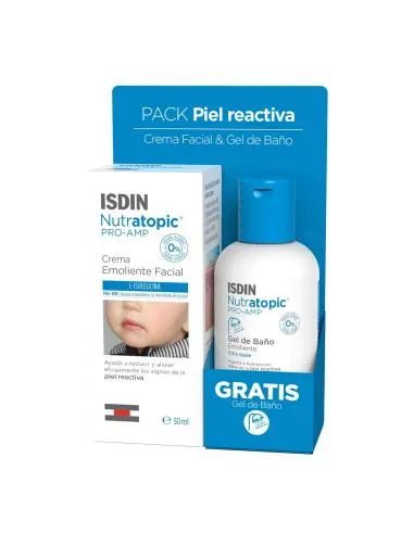 Kit Nutratopic Pro-AMP Crema Facial x50ml + Gel de baño 100ml
