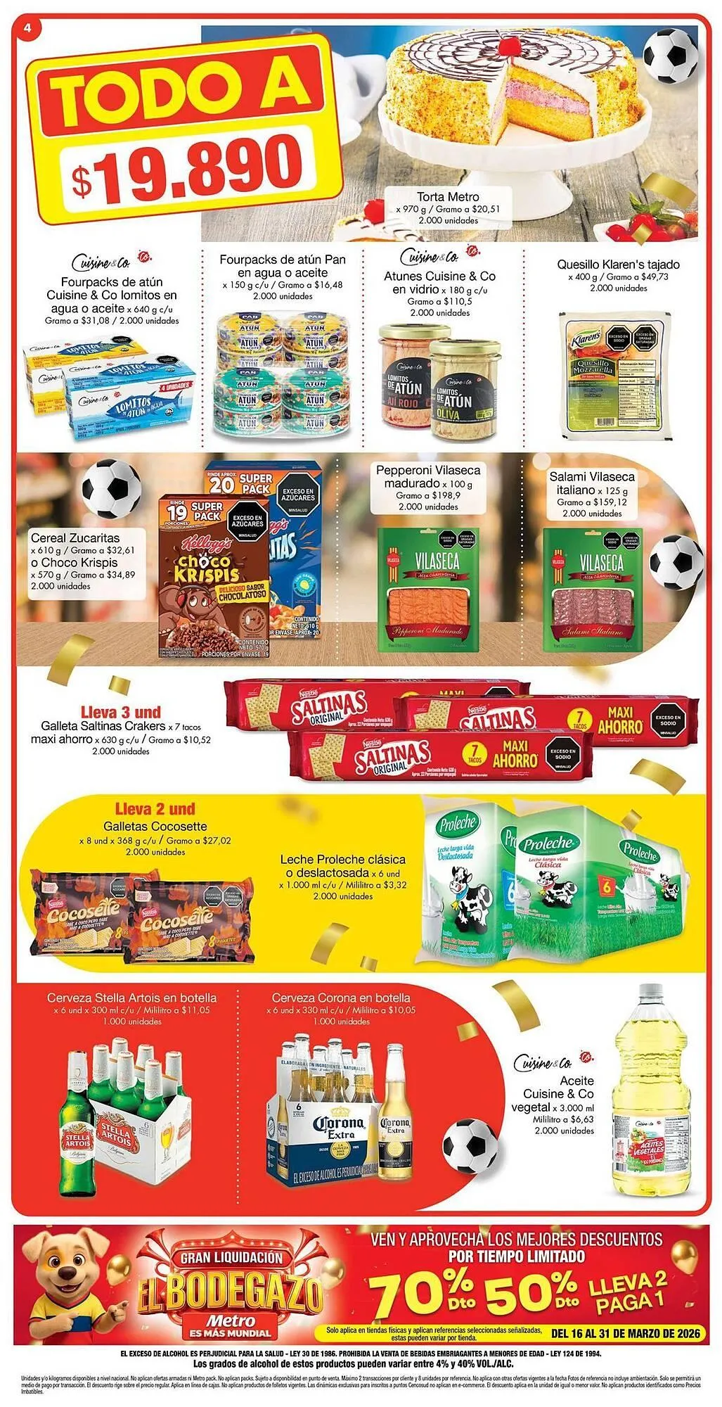 Catalogo de Catálogo Metro 19 de marzo al 23 de marzo 2026 - Pag 4