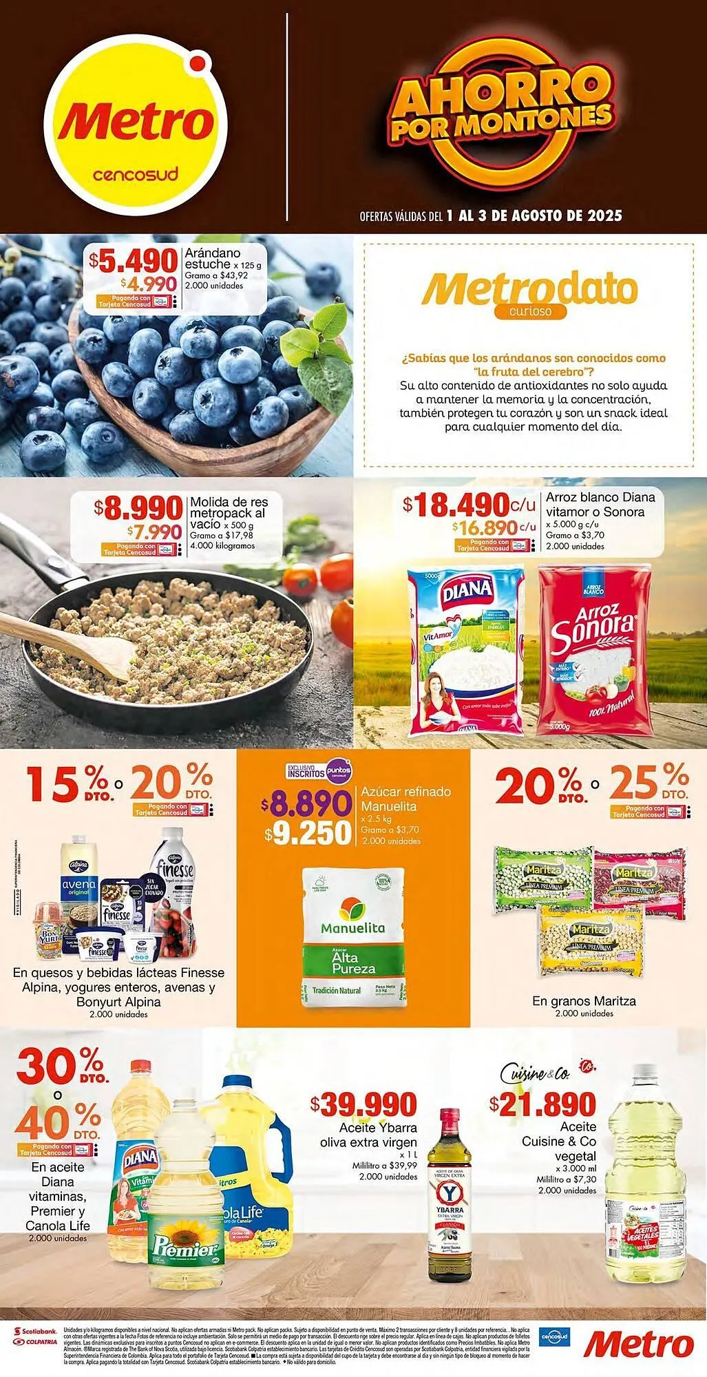 Catalogo de Catálogo Metro 29 de julio al 3 de agosto 2025 - Pag 1