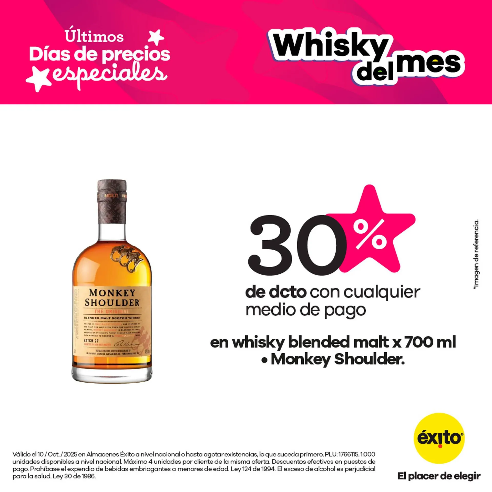 Catalogo de Catálogo Éxito 10 de octubre al 10 de octubre 2025 - Pag 1