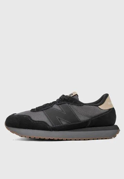 Tenis Lifestyle Negro-Beige-Marrón new balance 237