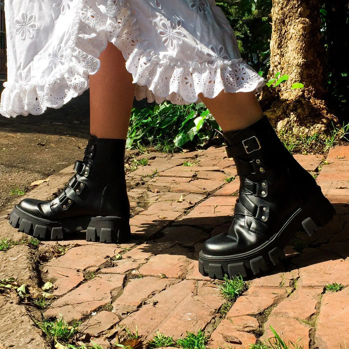 BOTINES PARA MUJER ATENEA NEGRO