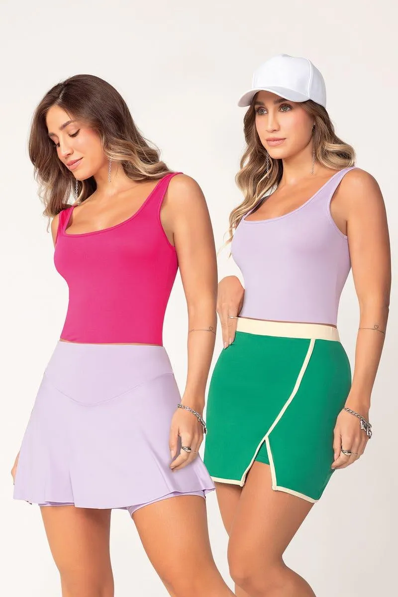 CAMISETA X 2 MANGA SISA Multicolor