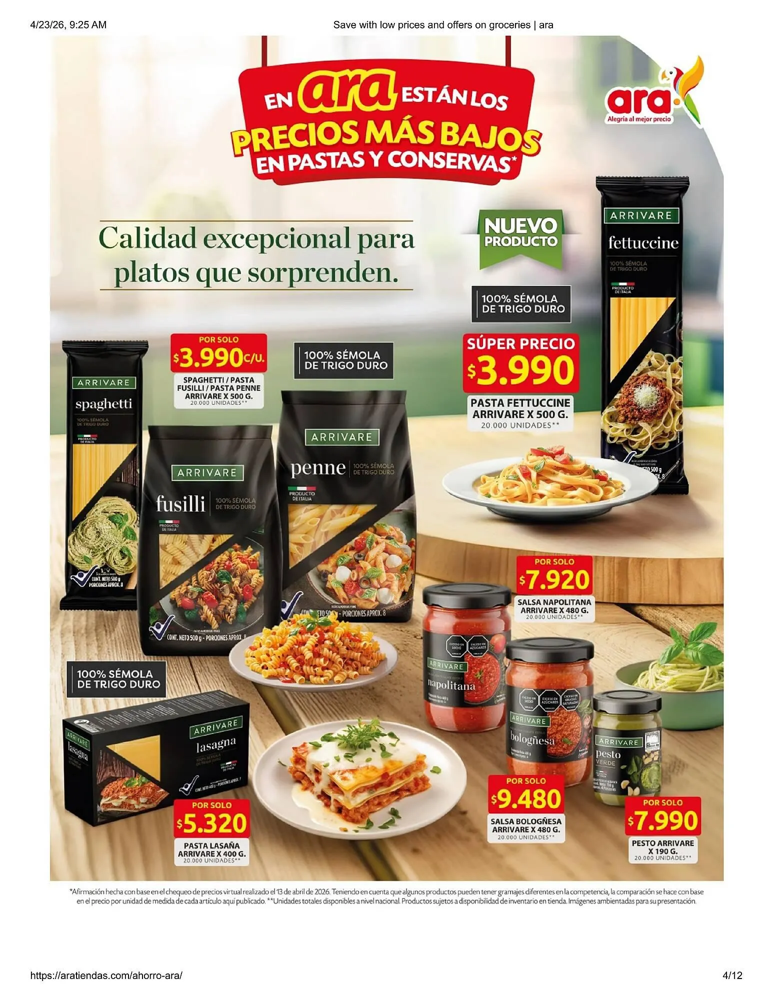 Catalogo de Catálogo Ara 23 de abril al 26 de mayo 2026 - Pag 4