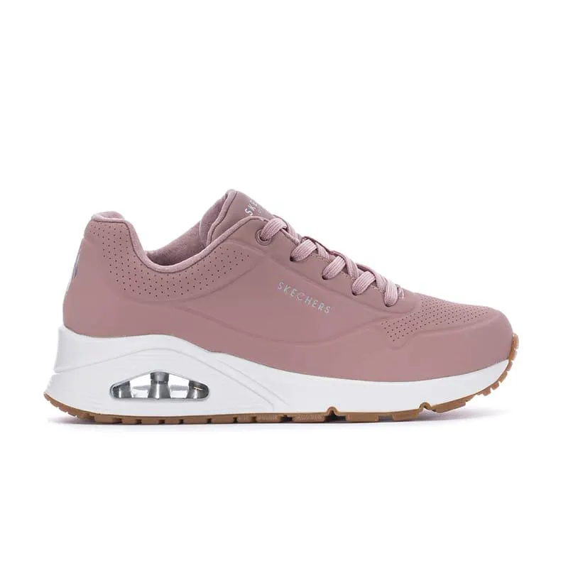 Zapatilla Skechers Casual Dama Uno Stand On Air Palo de Rosa