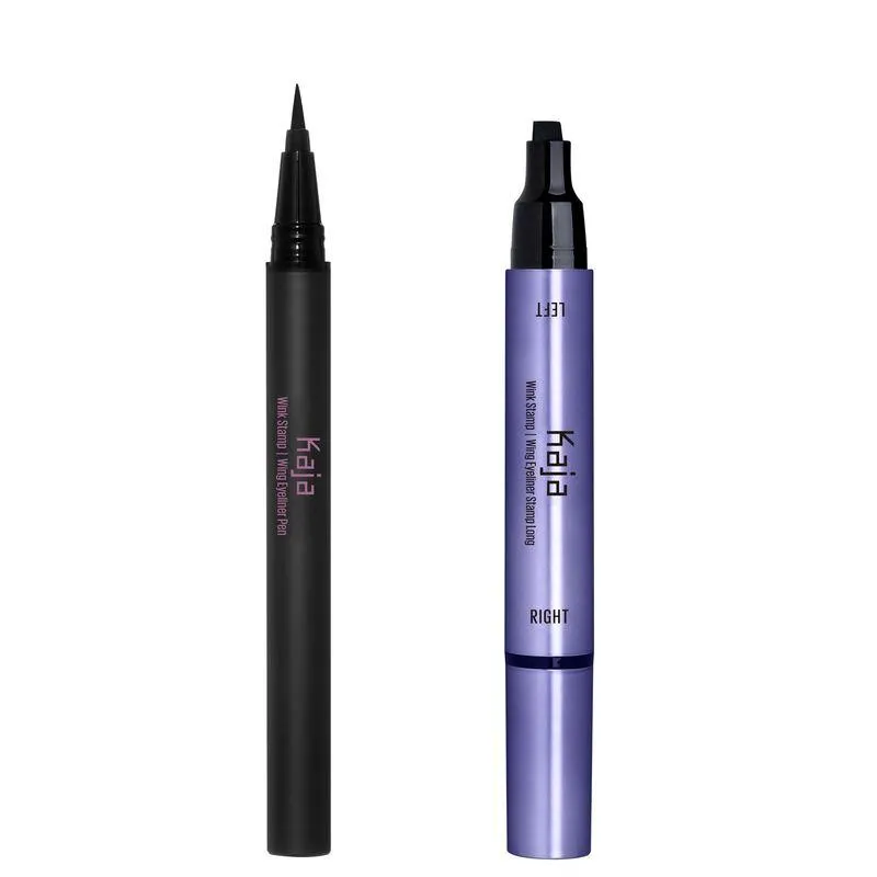 Delineador de Ojos Wink Stamp Waterproof Wing Eyeliner Stamp & Pen - Long
