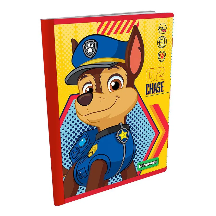 Cuaderno cosido Paw Patrol 100 Hojas Cuadros