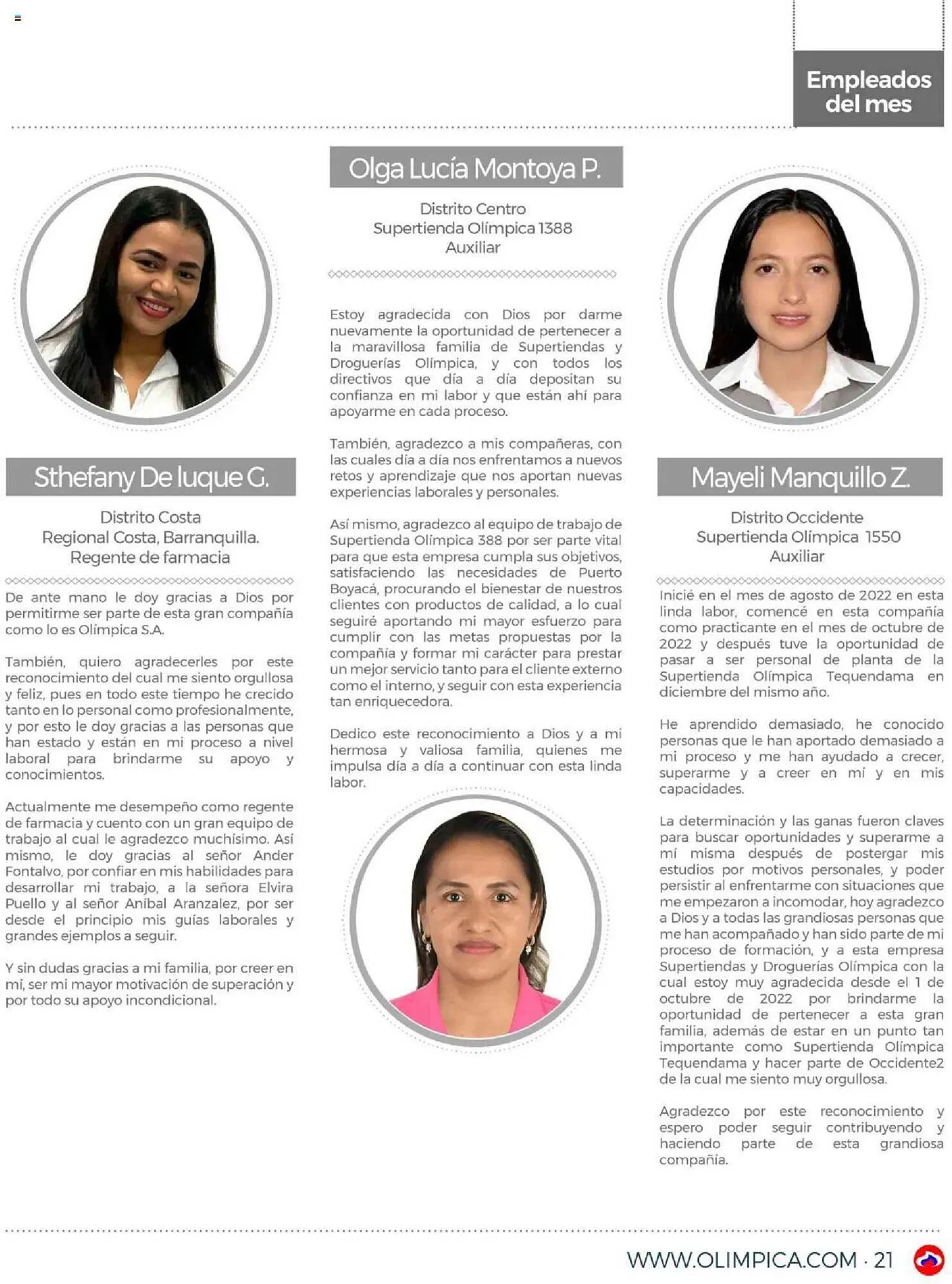 Catalogo de Catálogo Olímpica 1 de marzo al 31 de marzo 2024 - Pag 21