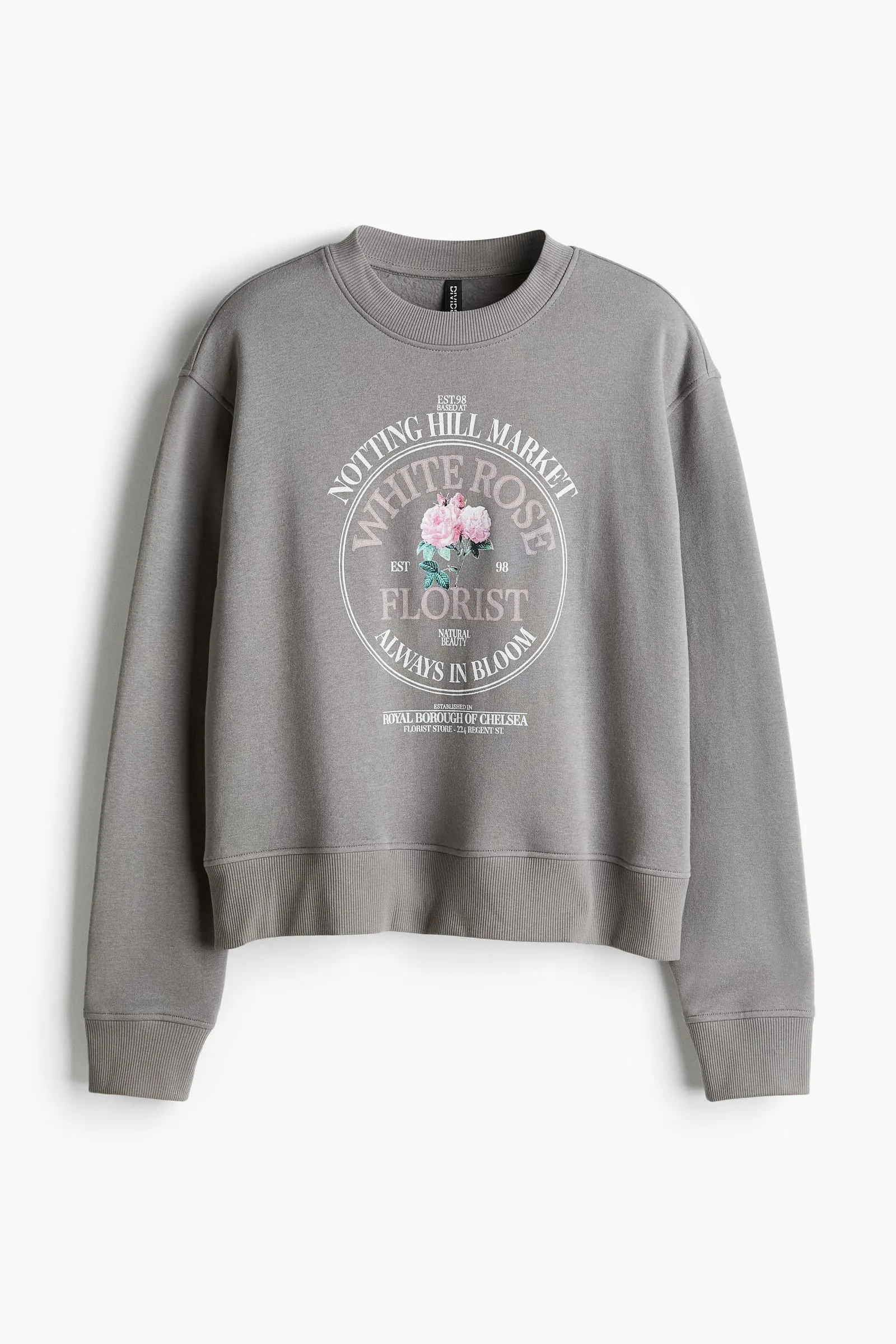 Saco oversize con motivo delante