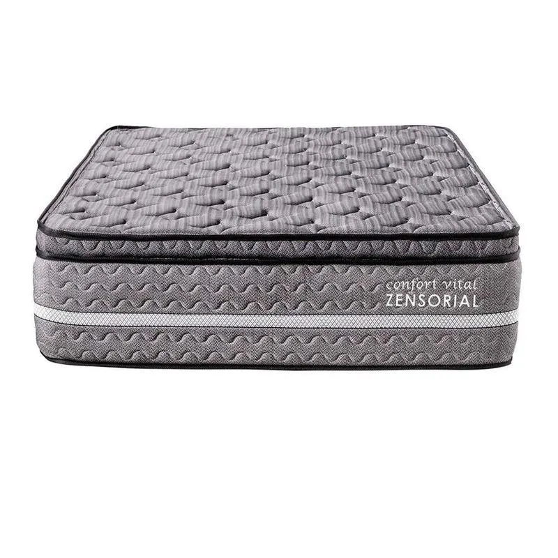Colchon Confort Vital Doble (140 x 190 cm) CZENS1419 Pocket Extrafirme