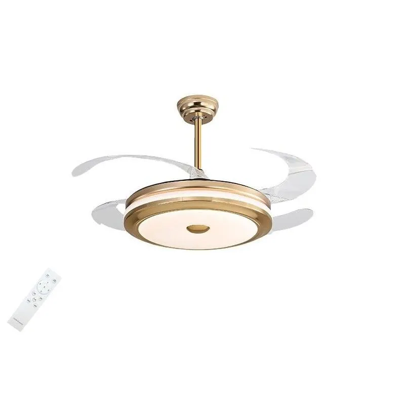 Ventilador de Techo Aspas Retráctiles Control Remoto y Lámpara Karluz