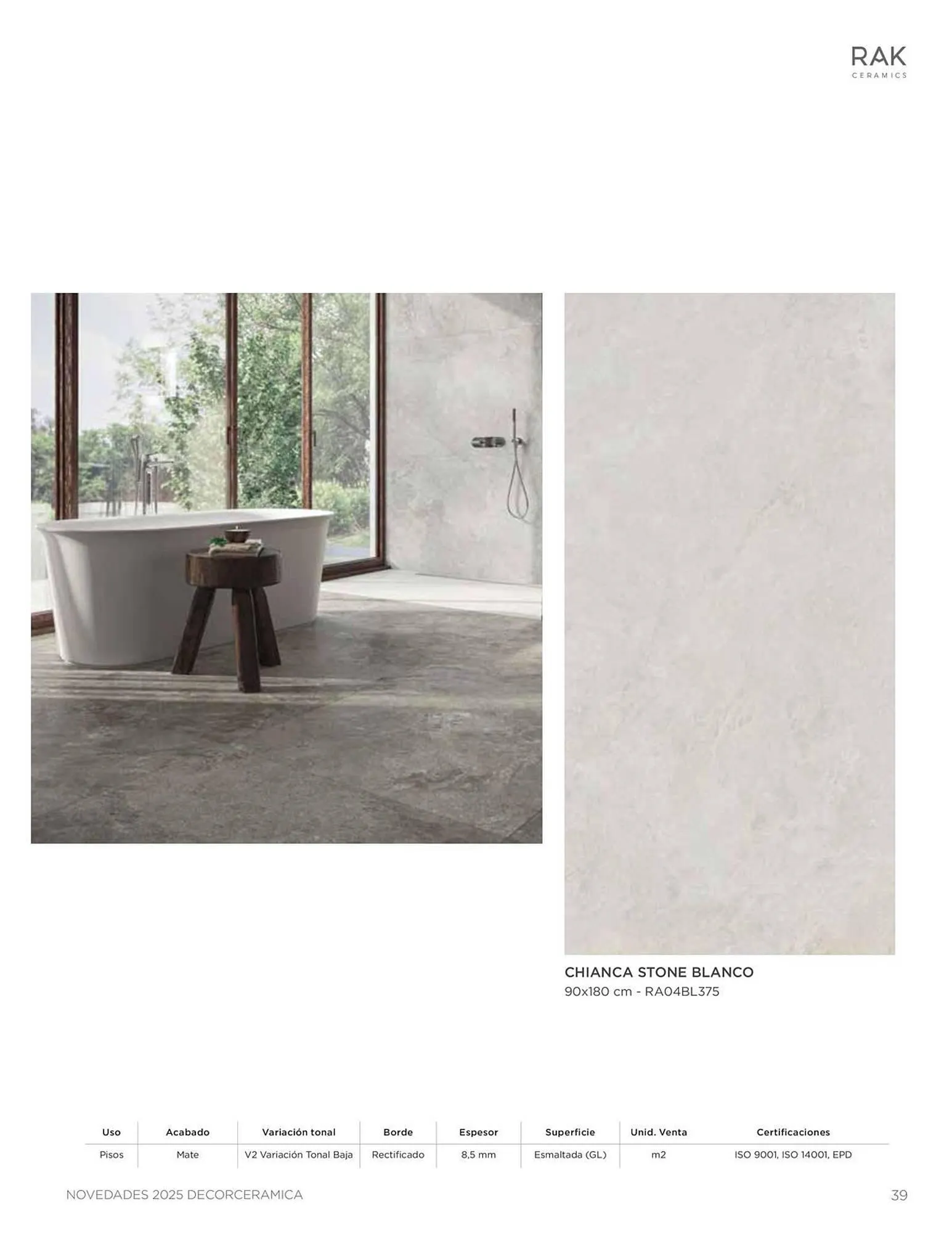 Catalogo de Catálogo Decorceramica 9 de diciembre al 31 de diciembre 2025 - Pag 39