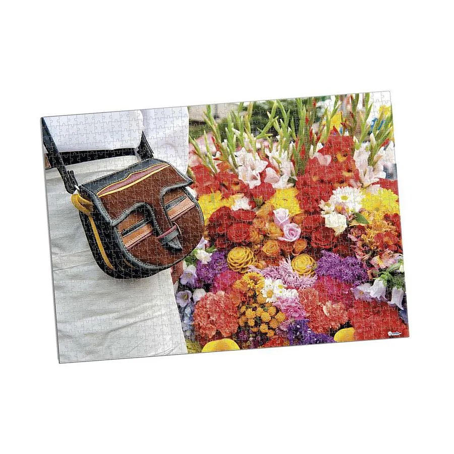 Rompecabezas X 1000 Piezas Celebración Feria De Las Flores