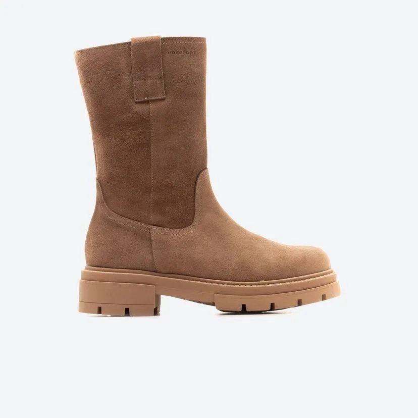 Bota Casual Mujer Freeport Bcg1 Castaño Claro