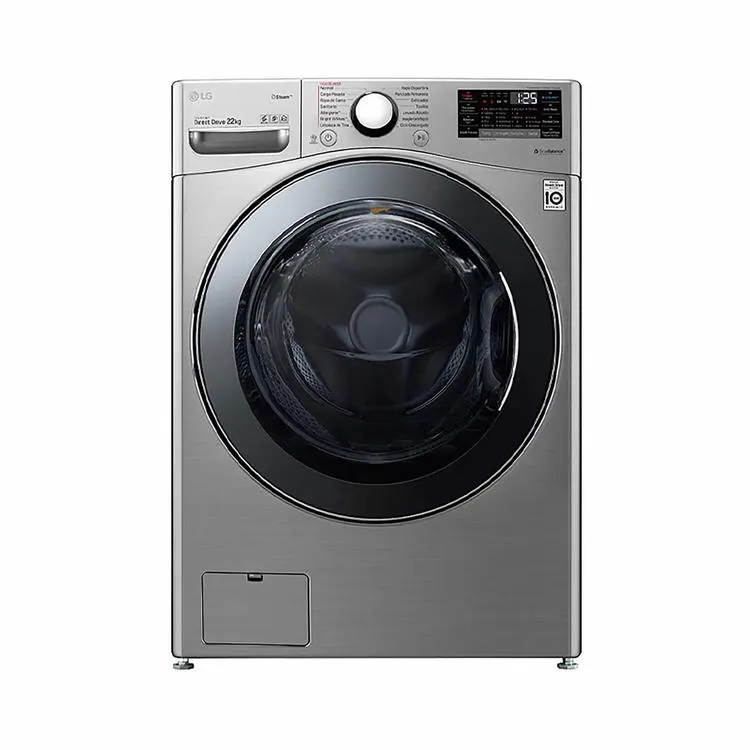 Lavadora LG Carga Frontal 22KG WM22VV2S6BR Gris