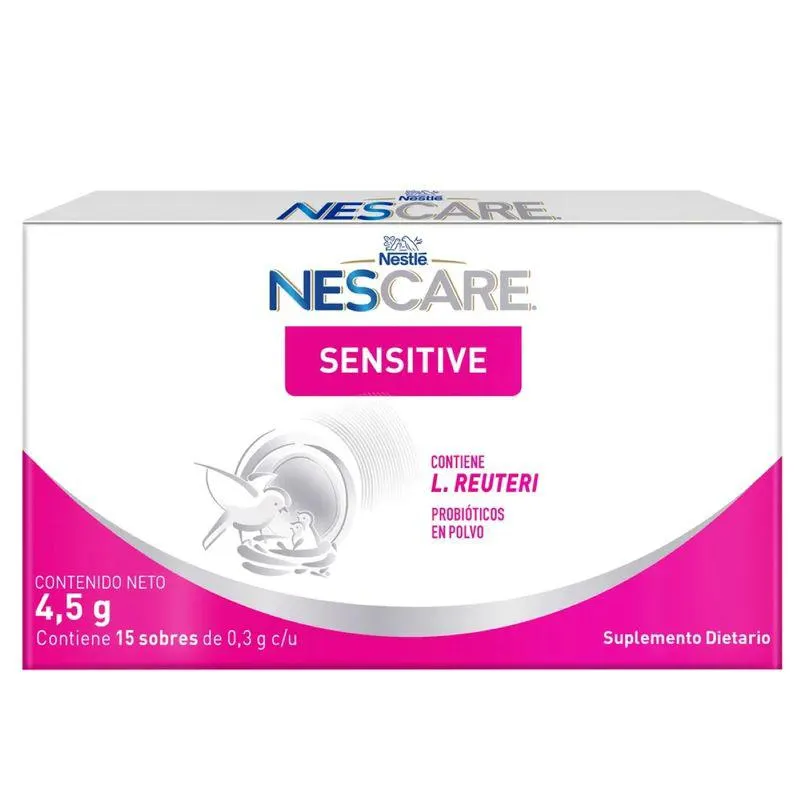 Nescare Sensitive Probioticos L Reuteri Polvo X 15 Sobres