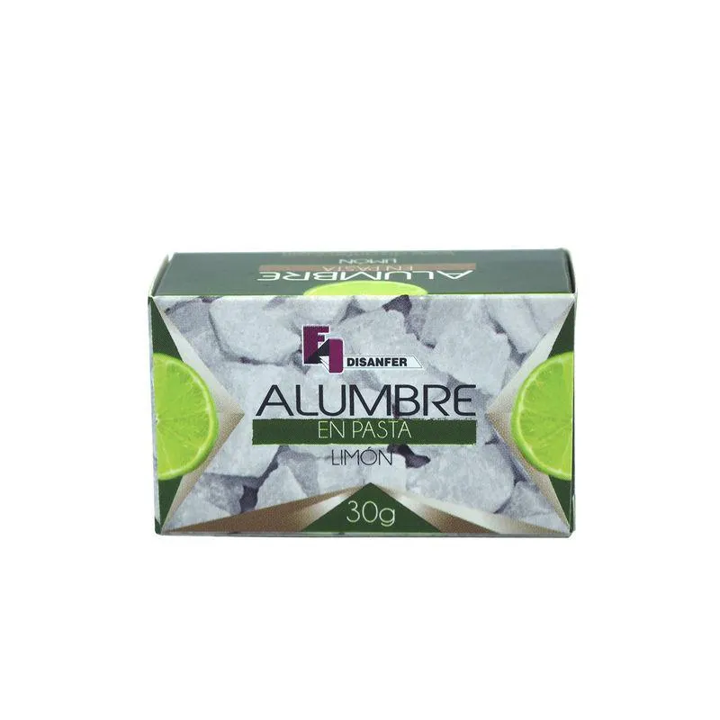 Alumbre En Pasta Limon Caja X 30 Gr