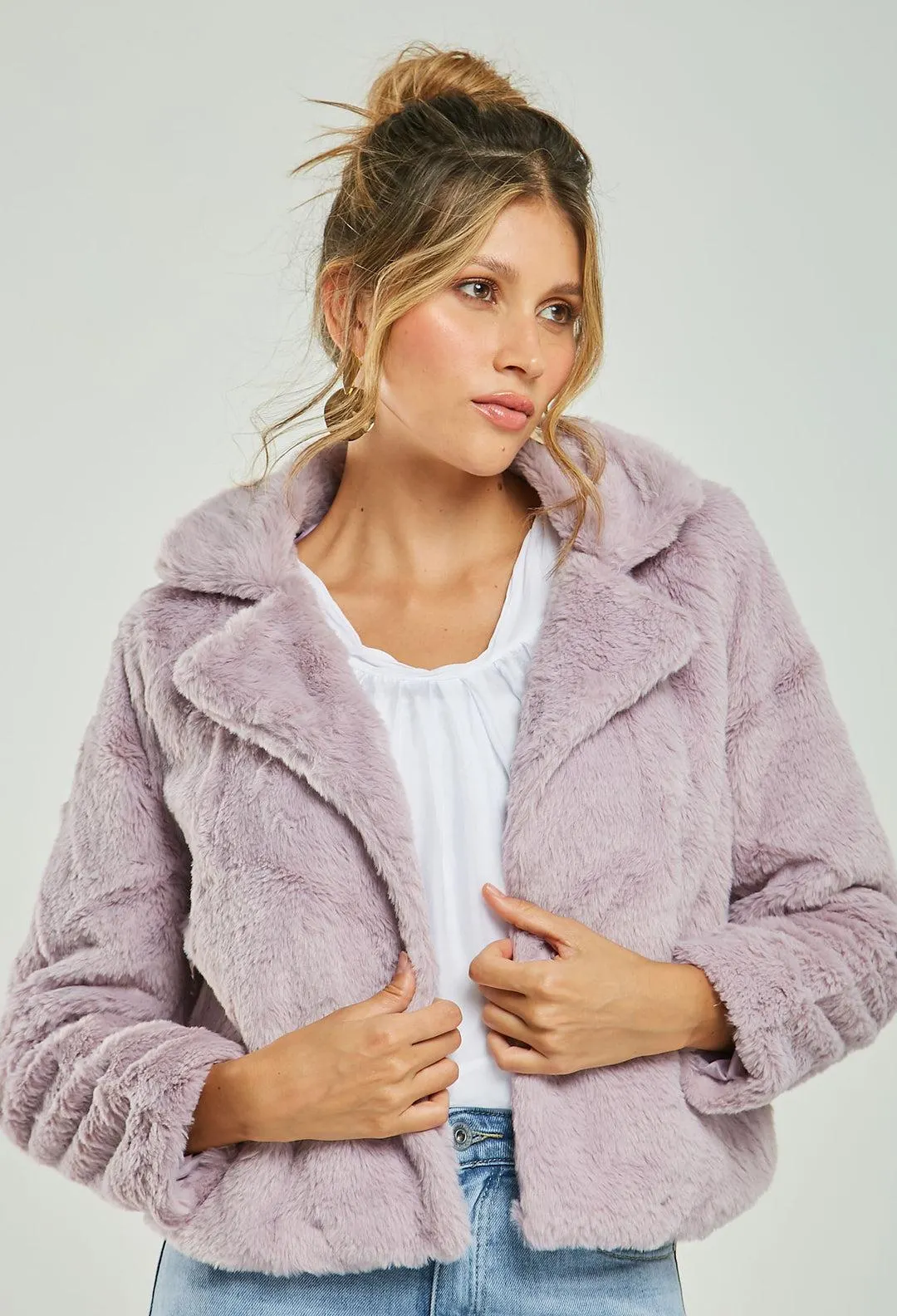 Chaqueta Afelpada Mujer- SALE