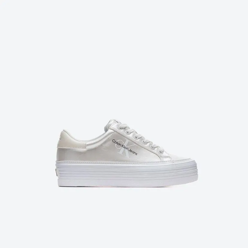 Tenis Casuales Mujer Calvin Klein Td24 Blanco