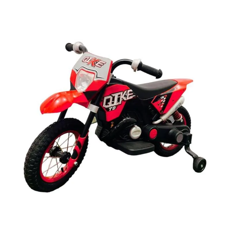 Moto Carro Recargable Eléctrica Montable 6 Años