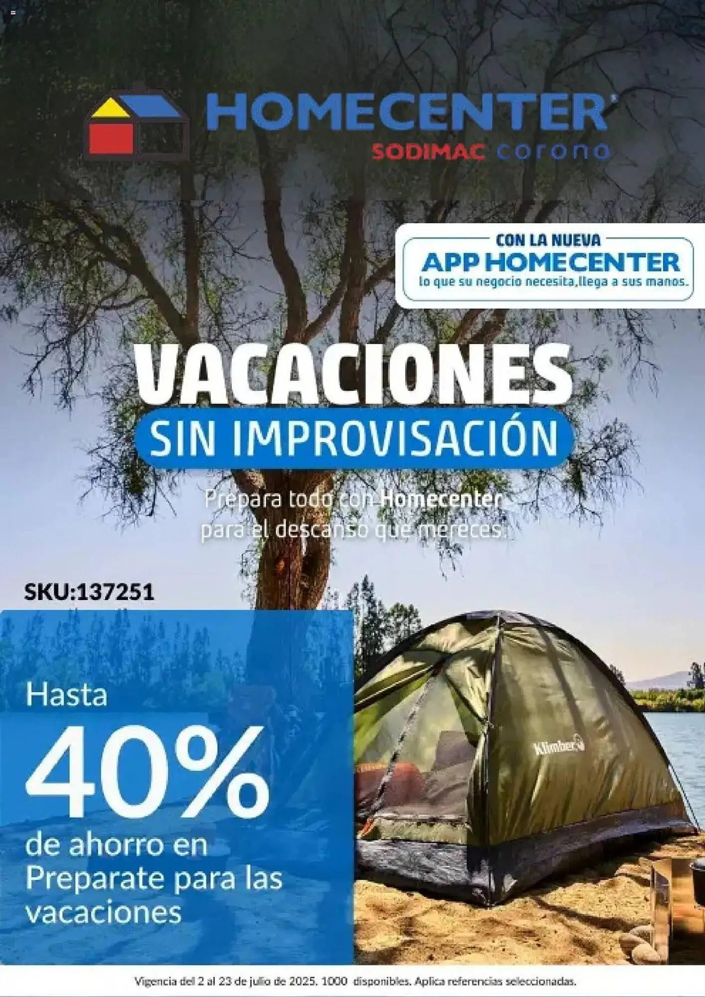 Catalogo de Catálogo Homecenter 2 de julio al 23 de julio 2025 - Pag 1