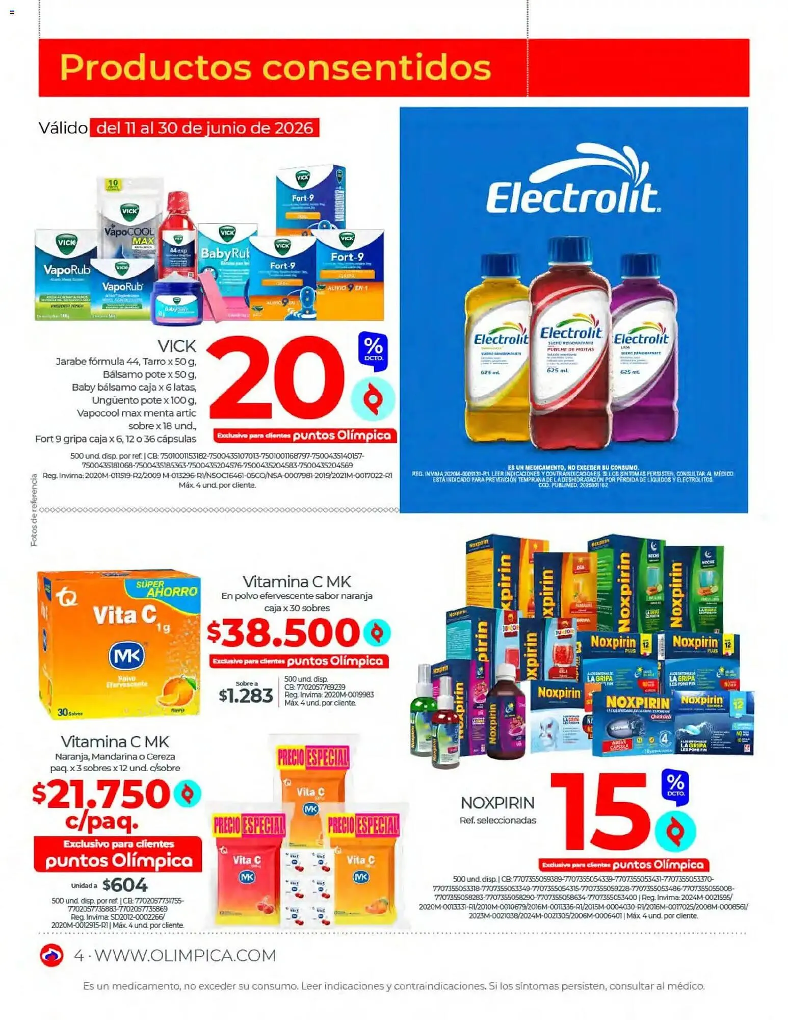Catalogo de Catálogo Olímpica 1 de junio al 30 de junio 2026 - Pag 4