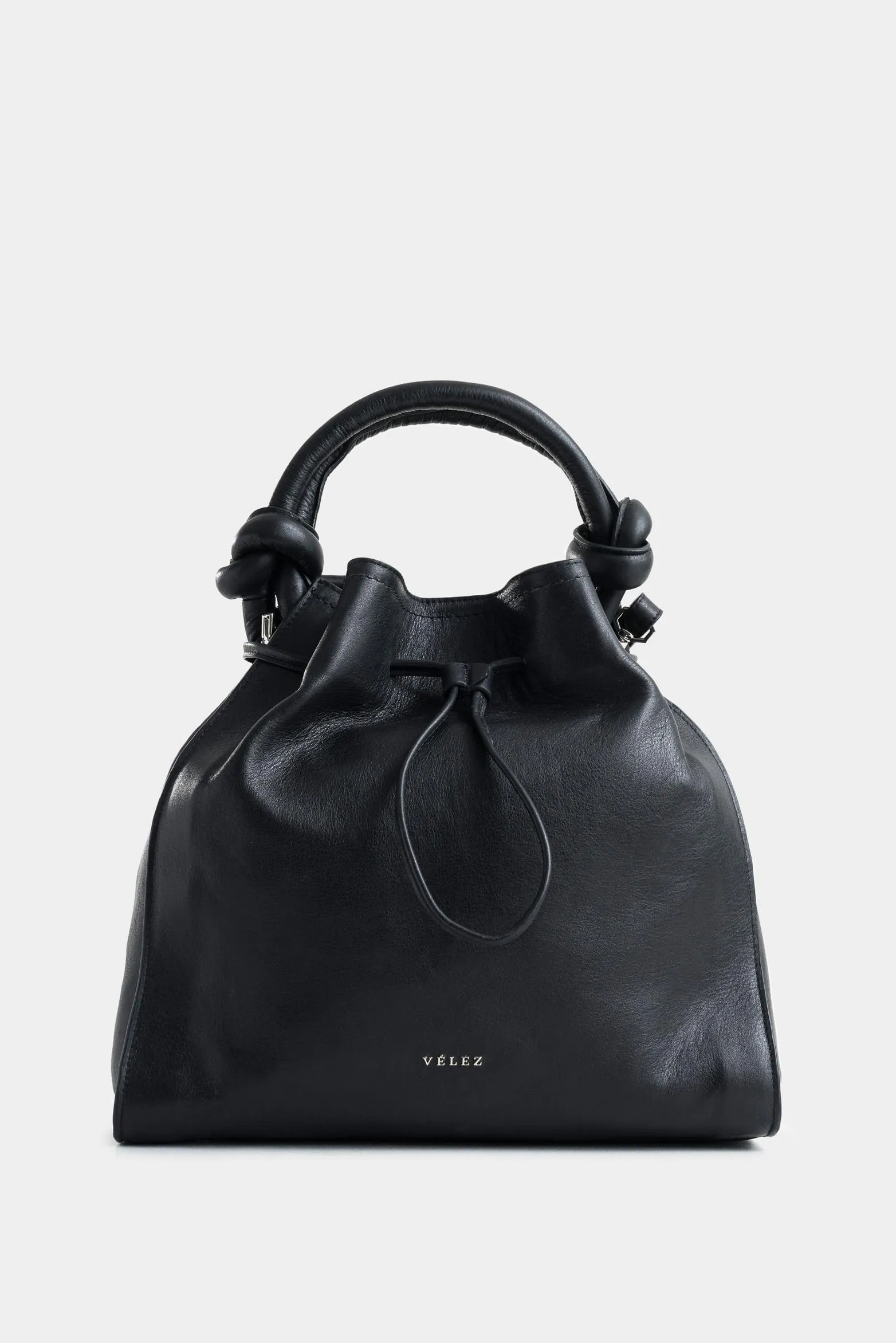 Shopping pers de cuero para mujer detalle anudado