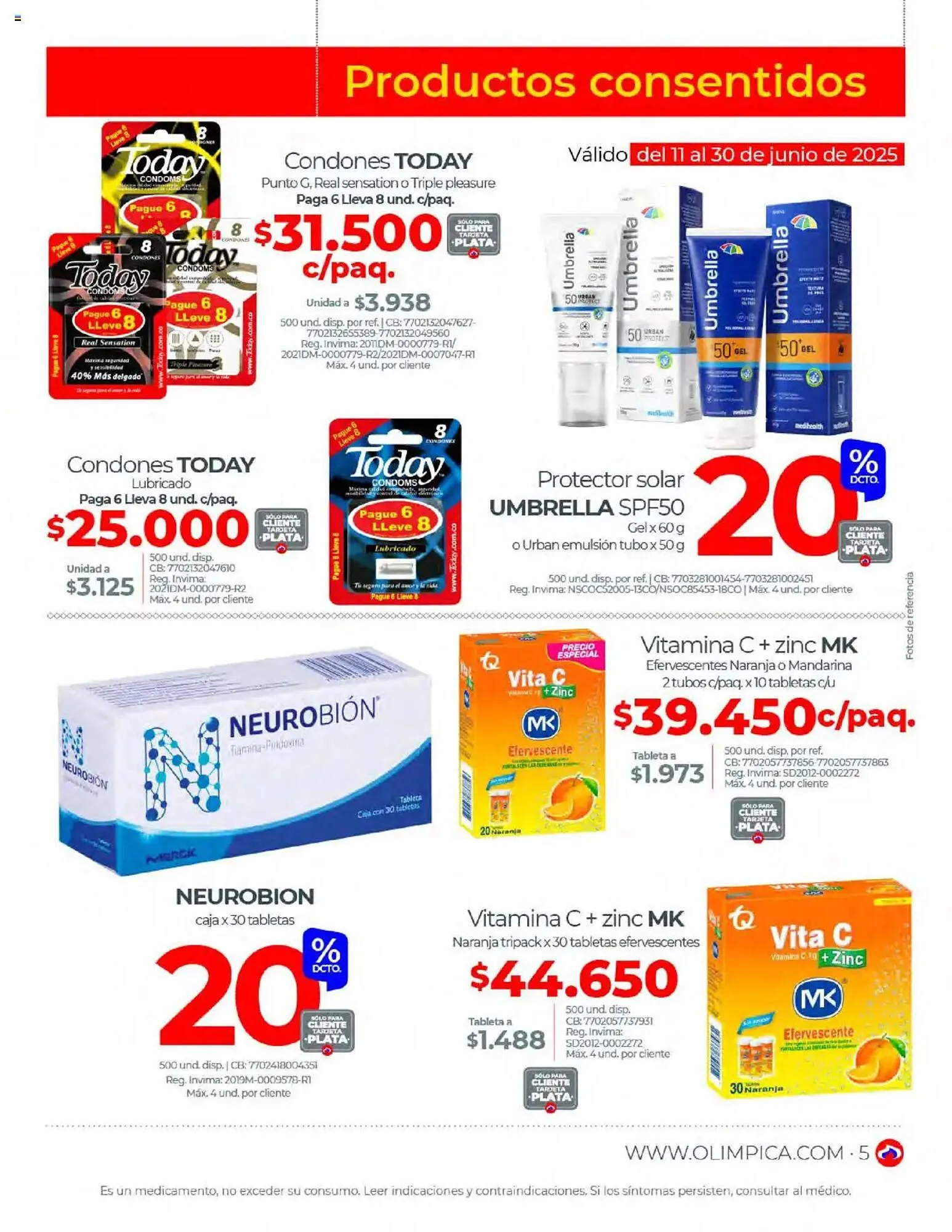 Catalogo de Catálogo Olímpica 1 de junio al 30 de junio 2025 - Pag 5