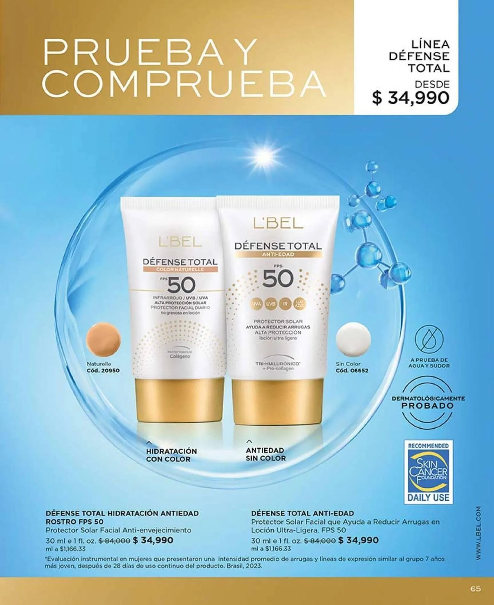 Catalogo de Catálogo L'bel 25 de marzo al 30 de abril 2025 - Pag 65