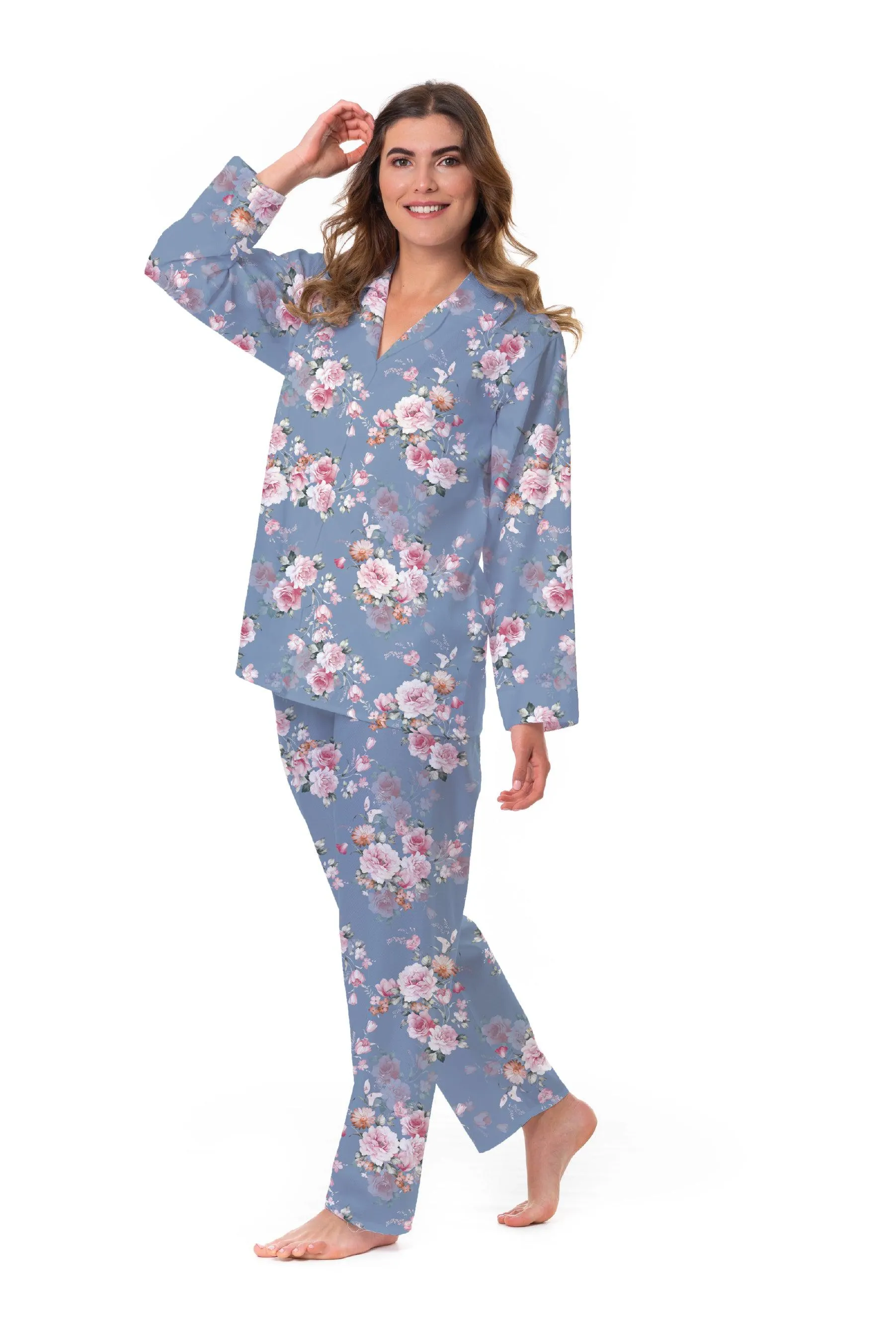 DANIELA FLORES AZUL ROSADO