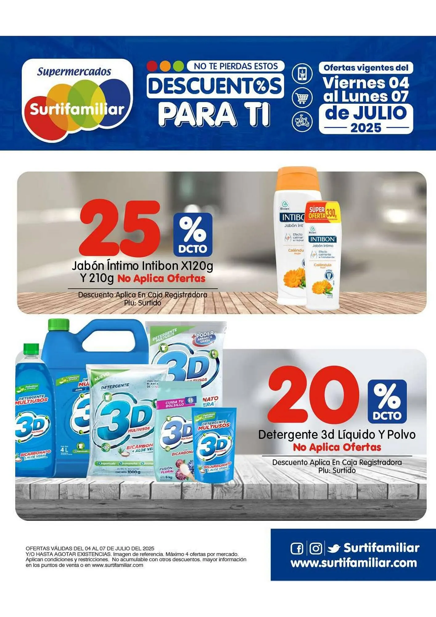 Catalogo de Catálogo Surtifamiliar 4 de julio al 7 de julio 2025 - Pag 4