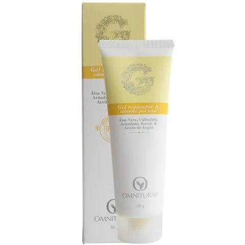 Gel corporal reparador y calmante post solar x 80 gr