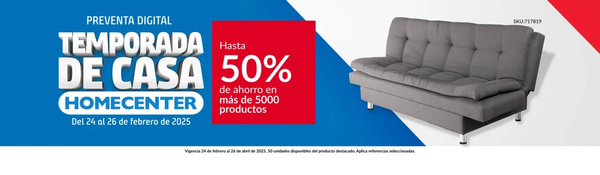 Catalogo de Catálogo Homecenter 6 de marzo al 26 de marzo 2025 - Pag 1