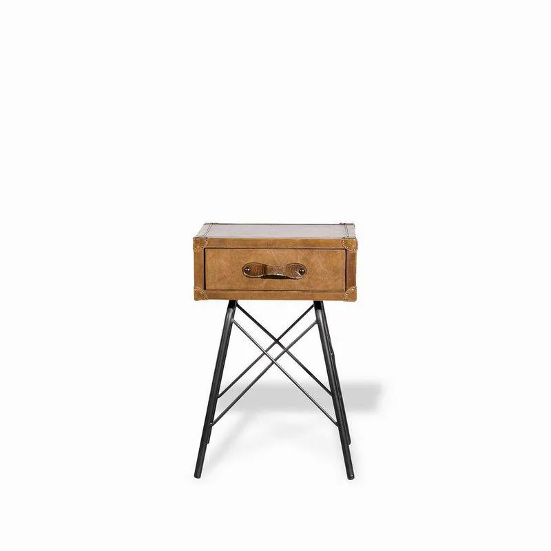 Cajonera en Hierro y Cuero