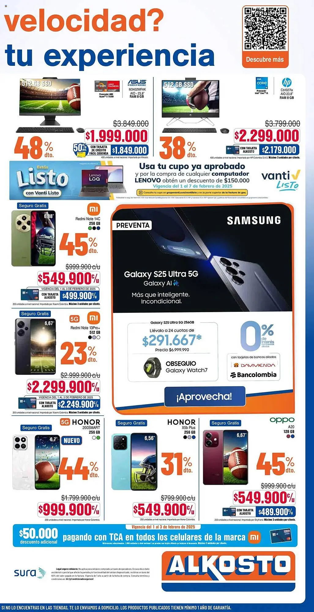 Catalogo de Catálogo Alkosto 1 de febrero al 7 de febrero 2025 - Pag 3