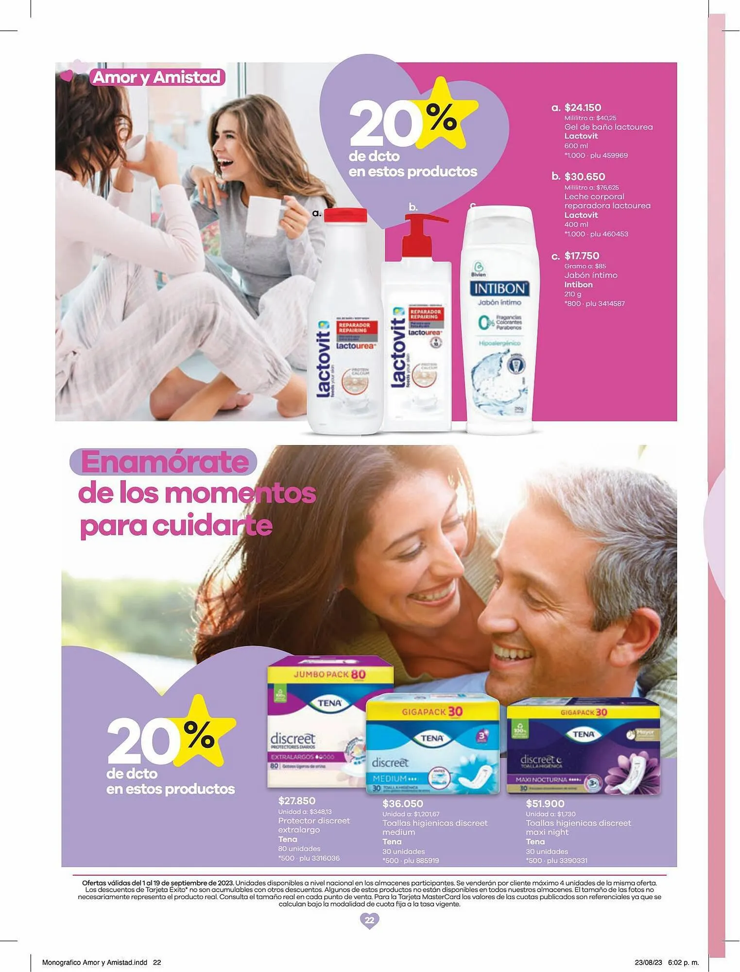 Catalogo de Catálogo Éxito 1 de septiembre al 19 de septiembre 2023 - Pag 22