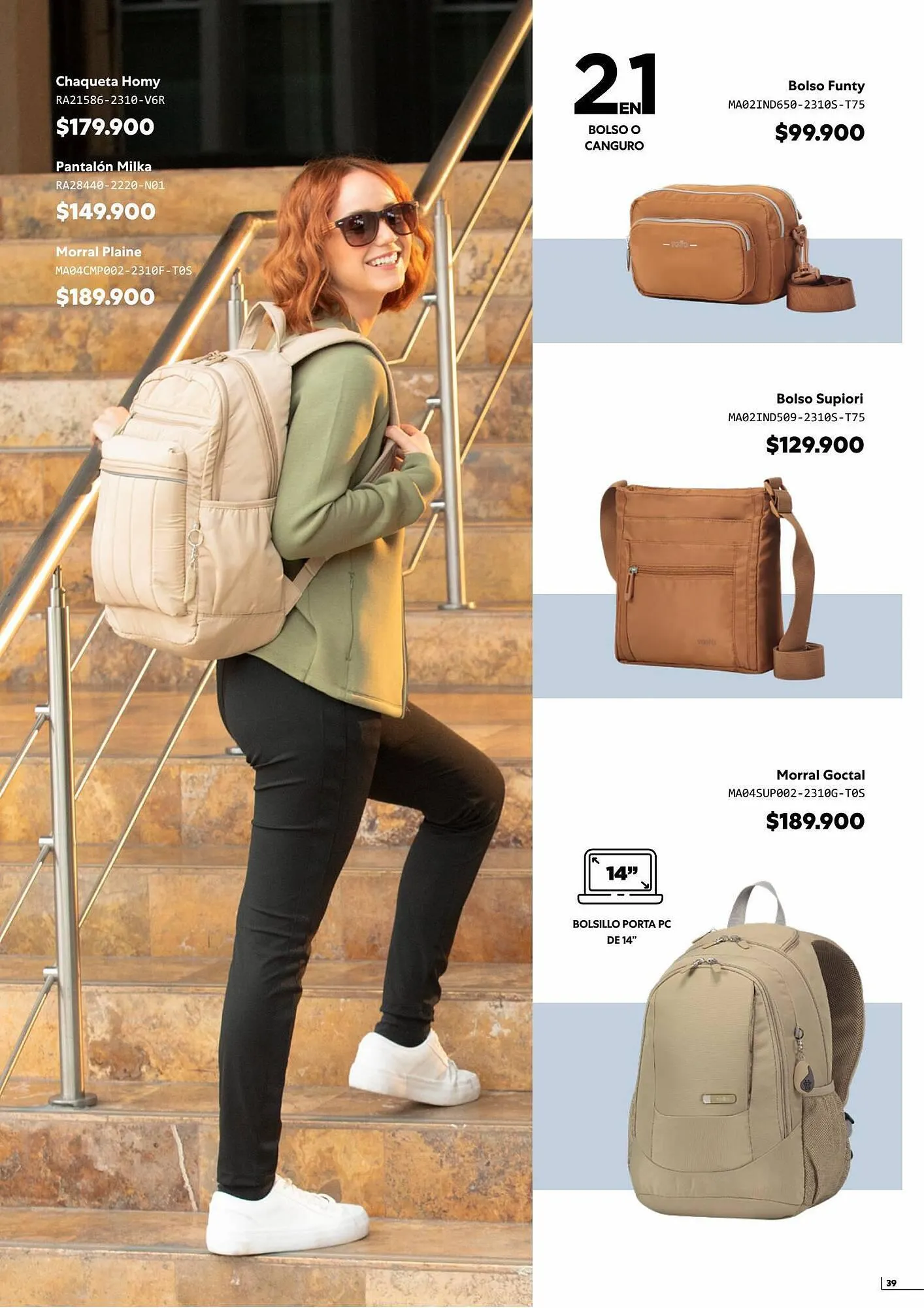 Catalogo de Catálogo Totto 1 de agosto al 31 de agosto 2023 - Pag 39